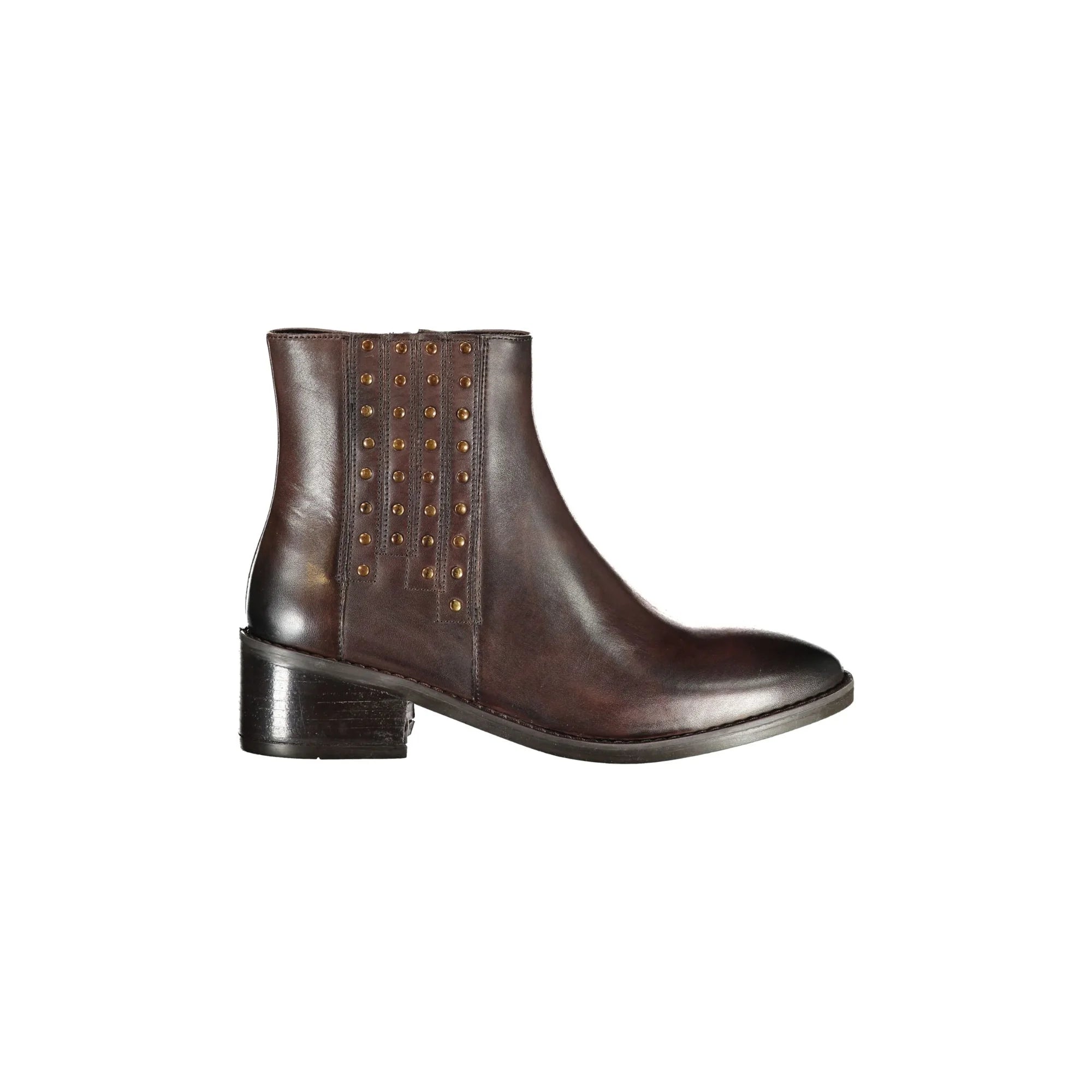 Cafenoir Stivaletti Pelle Donna Marroni Zip Laterale Marrone - foto prodotto